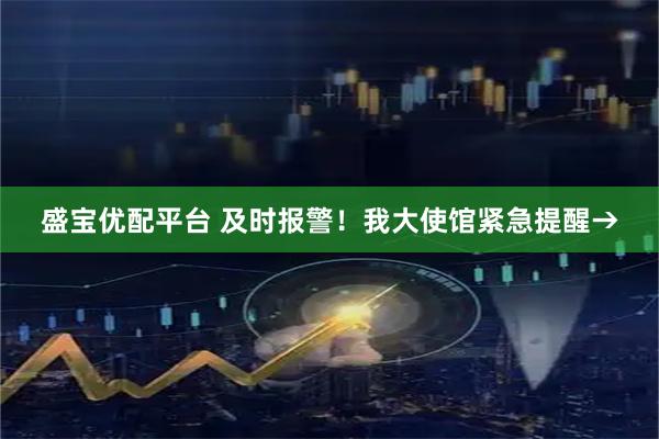 盛宝优配平台 及时报警！我大使馆紧急提醒→